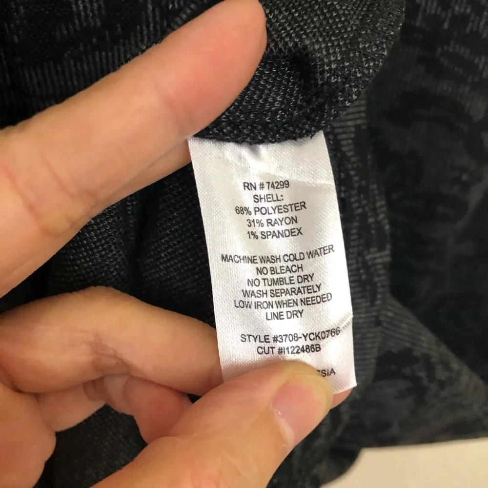 EN FOCUS STUDIO Womens 8 Paisley Short Sleeve Shift Dress Pockets Modest NWOT - Picture 15 of 15